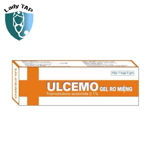 Gel rơ miệng Ulcemo 5g Polipharm - Giảm tổn thương niêm mạc trong miệng
