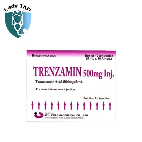 Trenzamin 500mg inj Jeil Pharmaceutical - Phòng ngừa và điều trị xuất huyết xuất huyết dạ dày