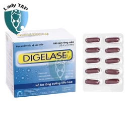 Digelase (Hộp 100 viên) SPM - Hỗ trợ tăng cường tiêu hóa