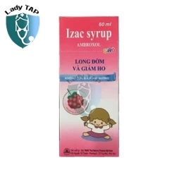 Izac Syrup Chai 60ml Nakorn Patana - Thuốc tiêu nhầy đường hô hấp