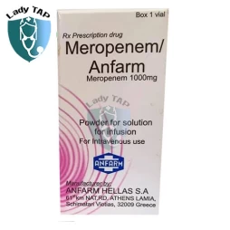 Meropenem Anfarm 1g - Điều trị các triệu chứng nhiễm trùng