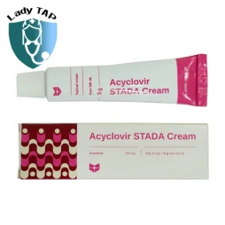 Acyclovir Stella Cream 5g - Điều trị nhiễm virus Herpes simplex ở da
