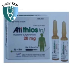 Atiglucinol inj An Thiên - Hỗ trợ điều trị rối loạn chức năng của ống tiêu hóa, đường tiết niệu
