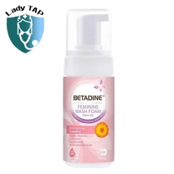 Bọt vệ sinh phụ nữ hàng ngày Betadine Feminine Wash Foam 100ml Mundipharma (màu hồng)