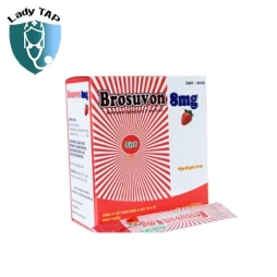 Brosuvon 8mg Dược Y tế Bình Thuận - Điều trị loãng đờm trong các bệnh nhiễm khuẩn đường hô hấp cấp