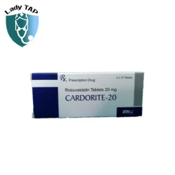 Cardorite-20 Zim Laboratories - Điều trị tăng cholesterol máu