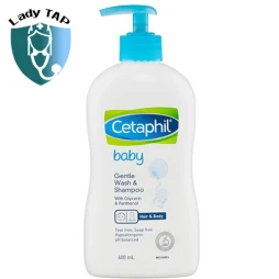 Cetaphil Baby Gentle Wash & Shampoo 230ml - Giúp làm sạch da