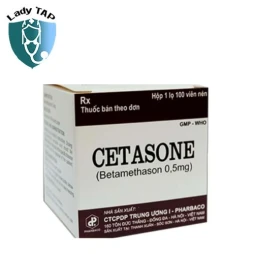 Cetasone Pharbaco - Chống viêm chống thấp khớp và chống dị ứng