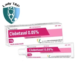 Clobetasol 0.05% 15g VCP - Điều trị ngứa, viêm do bệnh về da