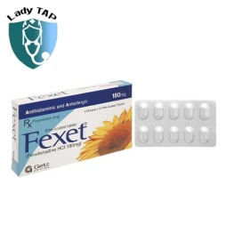 Fexet 180mg Getz Pharma - Điều trị hắt hơi, sổ mũi, ngứa mũi