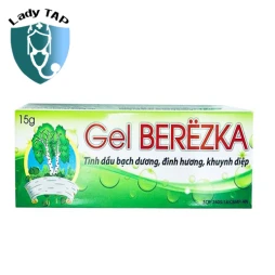Gel Berezka 15g Hóa Dược - Hỗ trợ chăm sóc da và trị côn trùng cắn