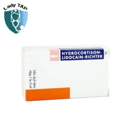 Hydrocortison-Lidocain-Richter 5ml Gedeon Richter - Chống viêm hoặc ức chế miễn dịch