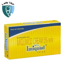 Imiquad 5% Cream Glenmark Pharmaceuticals - Thuốc điều trị mụn cóc hiệu quả