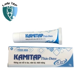 Kamitap Thảo Dược 10g Dược Mỹ Phẩm SJK - Kem hỗ trợ điều trị nhiệt miệng