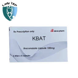 Kbat 100mg Slavia Pharm - Điều trị nấm Candida ở da