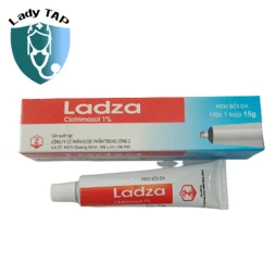 Kem bôi da Ladza 15g Dược phẩm TW2 - Điều trị hắc lào và các bệnh ngoài da