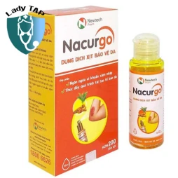Nacurgo 12ml (dạng xịt) Đại Bắc - Dung dịch xịt bảo vệ da 