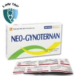 Gynoternan - Viên đặt hỗ trợ điều trị viêm phụ khoa của Mekophar
