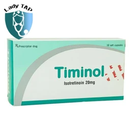 Timinol 20mg Phil Inter - Thuốc điều trị mụn trứng cá hiệu quả