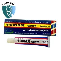 Tomax Genta 6g Detapham - Kem bôi điều trị nấm da hiệu quả