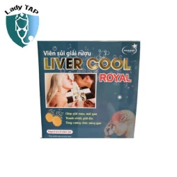 Viên sủi giải rượu Liver Cool Royal Dược phẩm Thành Công - Tăng cường chức năng giải độc của gan