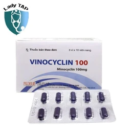 Vinocyclin 100 Medisun - Điều trị nhiều loại bệnh nhiễm trùng khác nhau