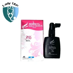 Xịt Rụng Tóc Minoxyl Solution 3% 60ml Hyundai Pharm - Ngăn ngừa rụng tóc