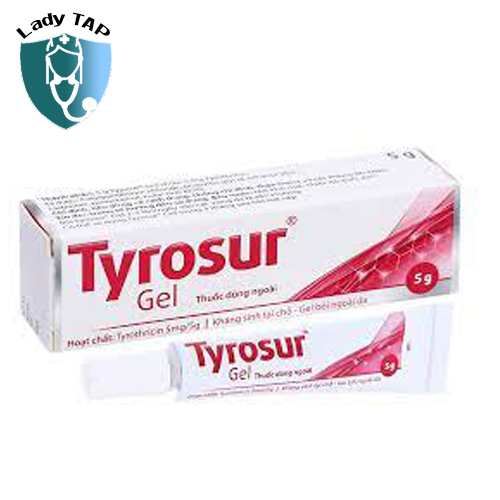 Tyrosur Gel 5g Engelhard Arzneimittel - Thuốc phòng ngừa nhiễm khuẩn đối với các vết thương