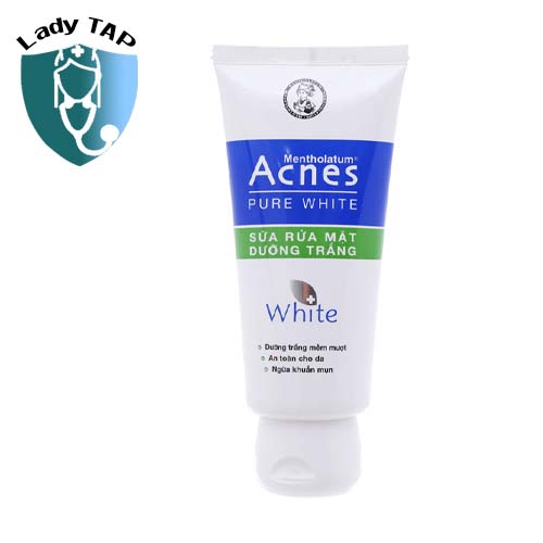 Acnes Pure White 100g Rohto - Giúp dưỡng trắng và bảo vệ da