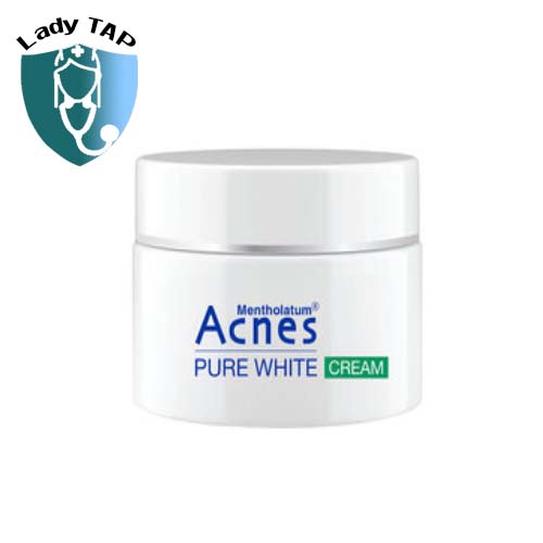 Acnes Pure White Cream 40g Rohto - Nuôi dưỡng da từ lớp biểu bì