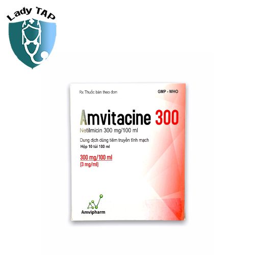 Amvitacine 300 Amvipharm - Điều trị các loại nhiễm khuẩn