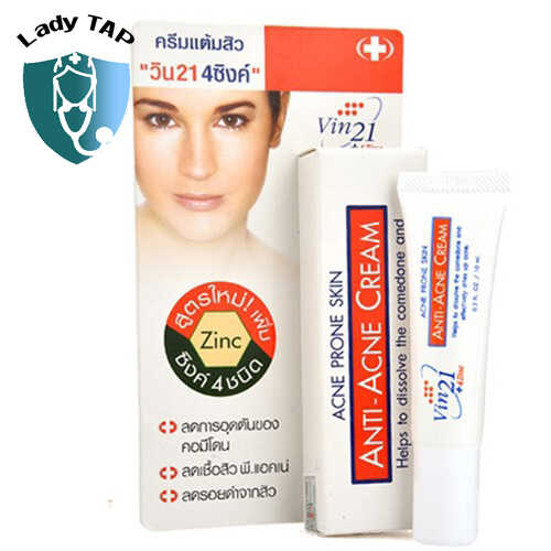 Kem trị mụn làm sạch da Anti-Acne Cream V21