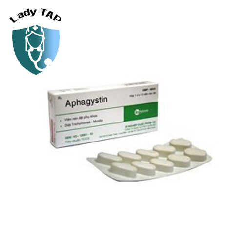 Aphagystin - Thuốc đặt điều trị viêm phụ khoa
