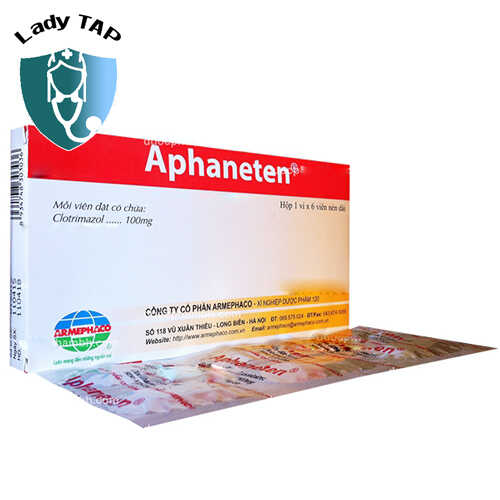 Aphaneten - Viên đặt điều trị nấm Candida hiệu quả của Armephaco
