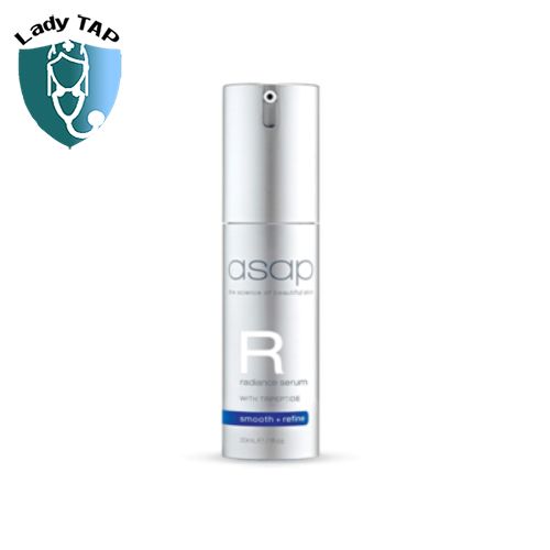 Asap Radiance Serum - Tăng cường tái tạo tế bào, trẻ hoá da, hỗ trợ giảm tình trạng tăng sắc tố