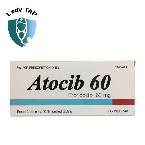 Atocib 60 - Thuốc điều trị viêm xương khớp của dược Hậu Giang