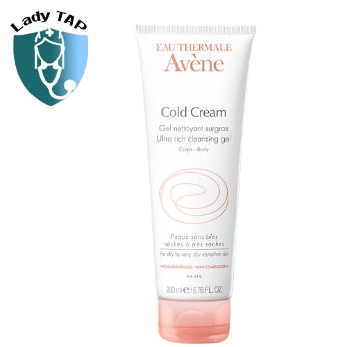 Avene Cold Cream Ultra Rich Cleansing Gel 200ml Pierre Fabre