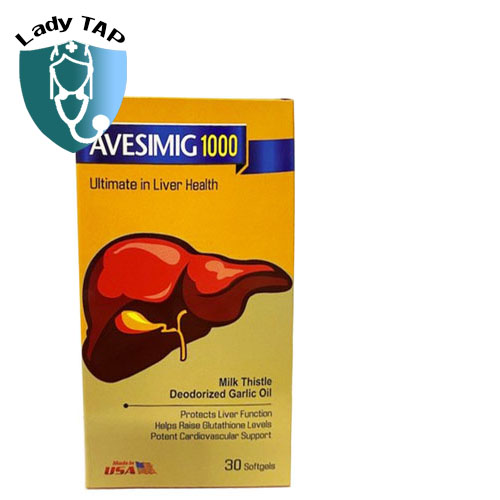 Avesimig 1000 InvaPharm - Giúp bảo vệ gan, tăng cường chức năng gan