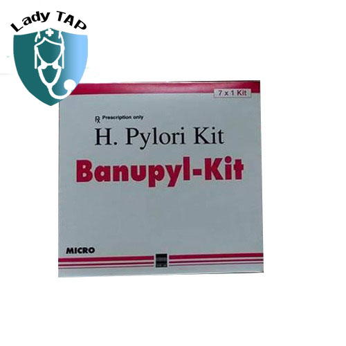 Banupyl - Kit Micro Labs - Thuốc điều trị viêm loét dạ dày, tá tràng 