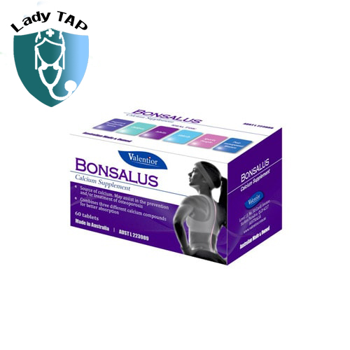 Bonsalus - Viên uống bổ sung canxi và vitamin D3 hiệu quả