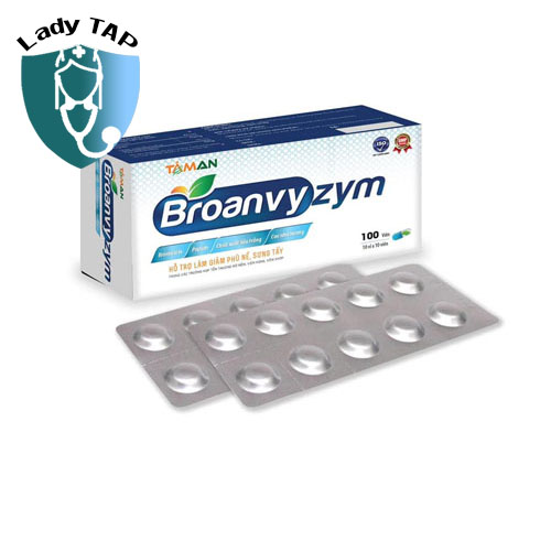 Broanvyzym STP - Hỗ trợ giảm tình trạng phù nề, bầm tím, sưng đau