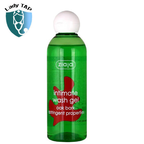 Dung dịch vệ sinh Ziaja Intimate wash gel 200ml (vỏ sồi) - Hỗ trợ điều trị các bệnh viêm nhiễm phụ khoa