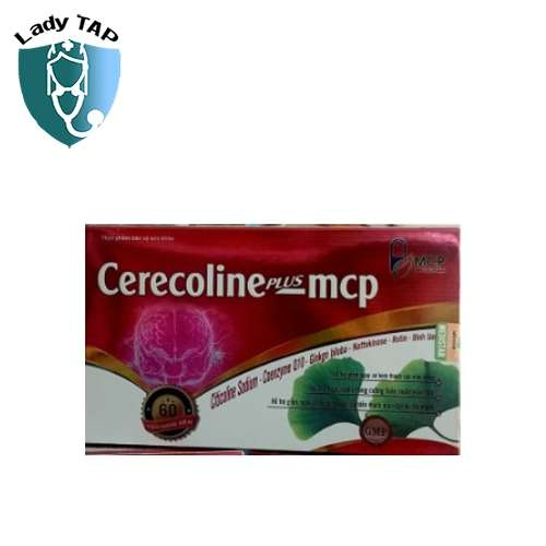 Cerecoline plus - mcp - Hoạt huyết dưỡng não, giảm thiểu năng tuần hoàn