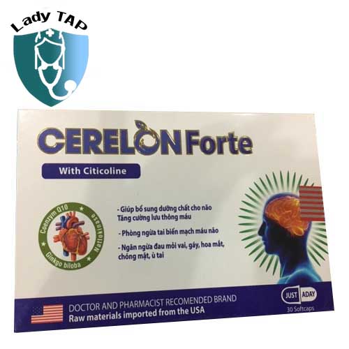 Cerelon Forte USA Pharma - Viên uống bổ não hiệu quả