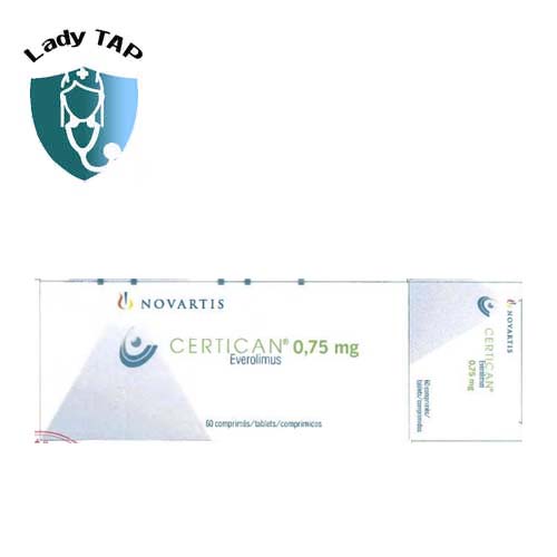 Certican 0.75mg Novartis - Điều trị dự phòng thải tạng ghép