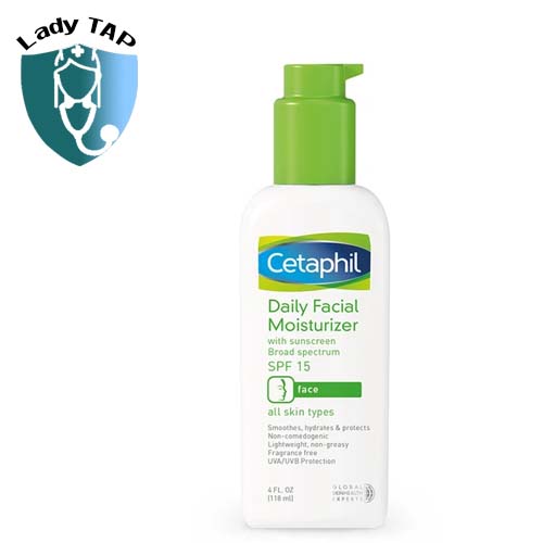 Cetaphil Daily Facial Moisturizer Spf 15 / Pa++ 118Ml - Giữ ẩm da mặt
