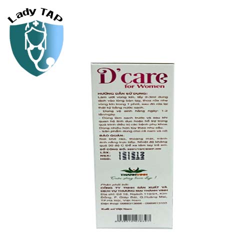 D' Care Premium For Women 100ml - Giúp kháng khuẩn, bảo vệ vùng kín