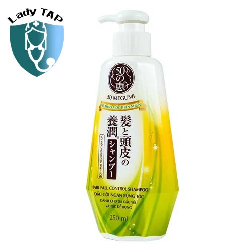Dầu gội 50 Megumi Anti-Hair Fall Control Shampoo 250ml - Bảo vệ tóc
