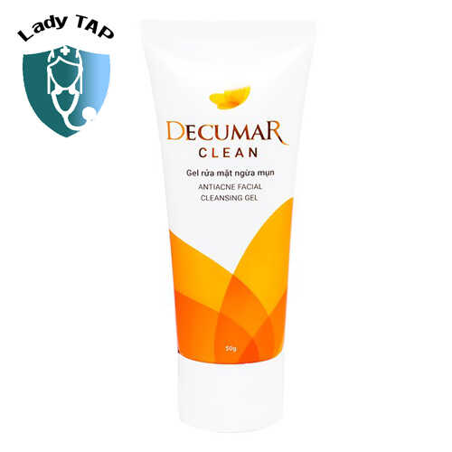 Gel rửa mặt ngừa mụn hiệu quả Decumar Clean