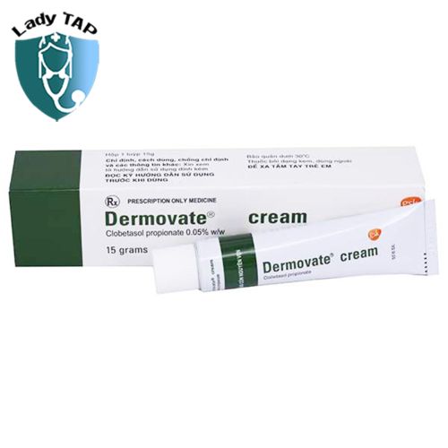 Dermovate Cream 15g Gsk - kem bôi điều trị vảy nến, viêm da
